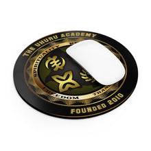 Load image into Gallery viewer, The Uhuru Emblem Circular Mousepad
