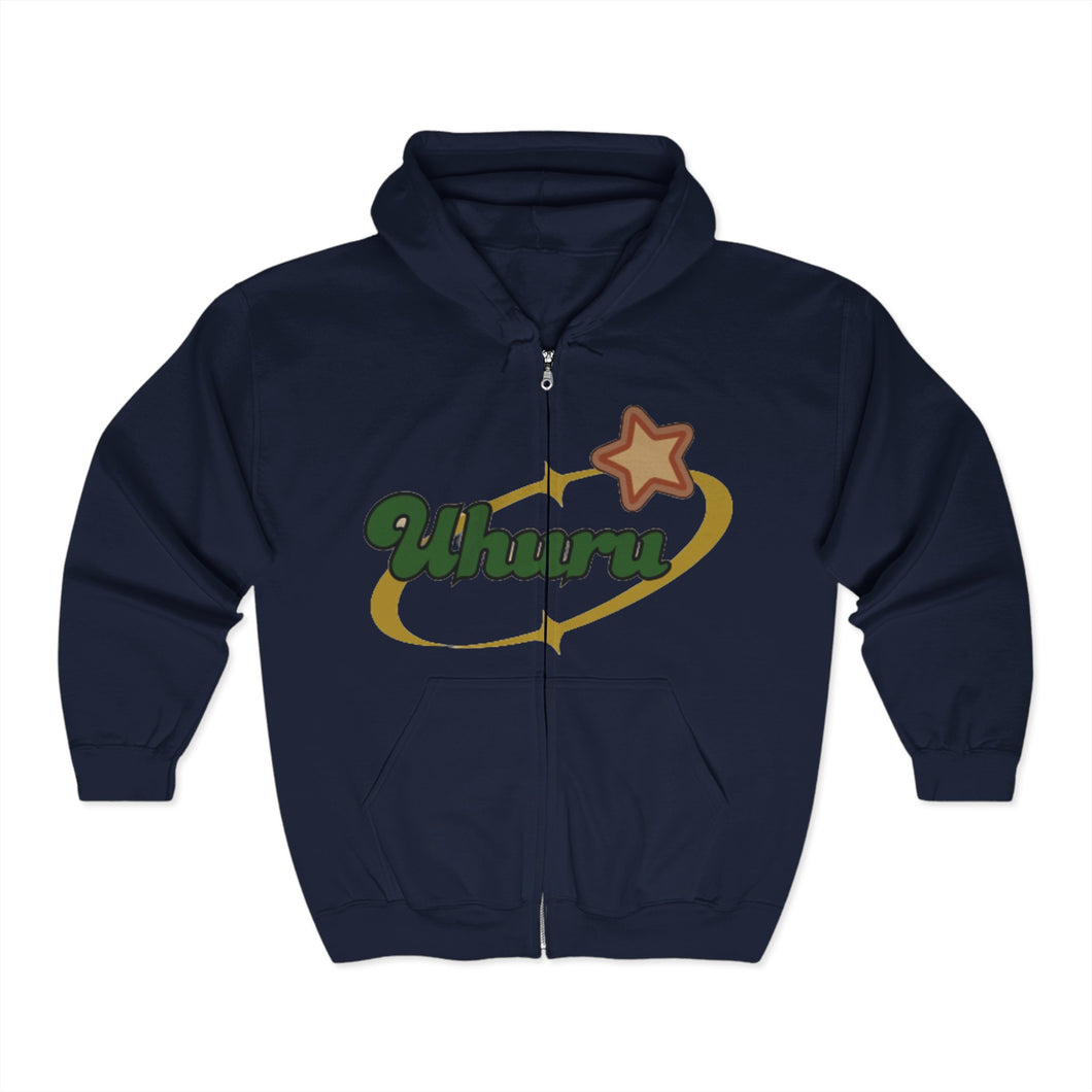Unisex Retro style Uhuru Full Zip Uhoodie