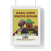 Load image into Gallery viewer, Baba Amin &amp; Nkoyo Binah 817-Garvey Day 2021 Commemorative Poster
