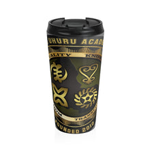 Load image into Gallery viewer, Uhuru Academy Stainless Steel Travel Mug
