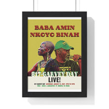 Load image into Gallery viewer, Baba Amin &amp; Nkoyo Binah 817-Garvey Day 2021 Commemorative Poster
